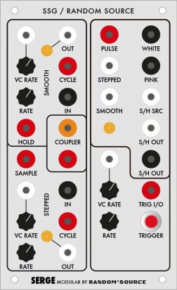 Serge Module Serge Smooth & Stepped Generator / Random Source from Random*Source