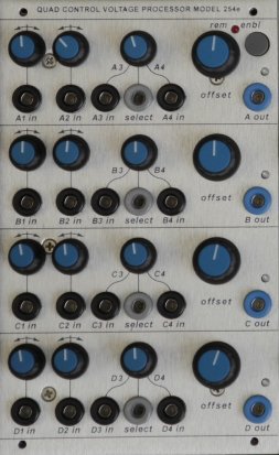 Buchla Module Quad Control Voltage Processor Model 254e from Studio H