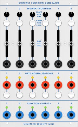 Buchla Module Compact Function Generator (CFG) from 1979