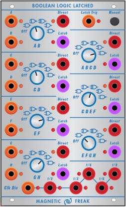 Buchla Module DUPLICATE - Boolean Logic Latched from Magnetic Freak