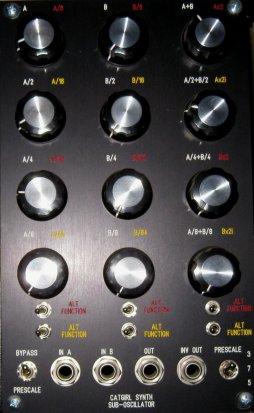 MOTM Module Sub Oscillator from CGS