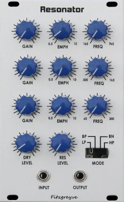 Eurorack Module Resonator from Fitzgreyve Synthesis