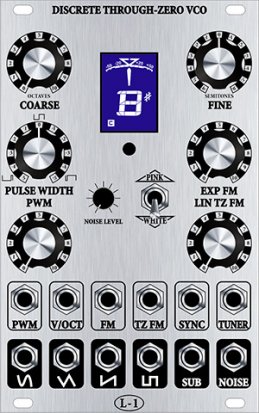 Eurorack Module Discrete Through-Zero VCO from L-1