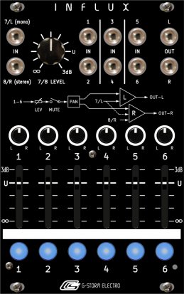 Eurorack Module Influx from G-Storm Electro