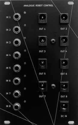 Eurorack Module Analogue Robot Control from AnalogRobotOrchestra