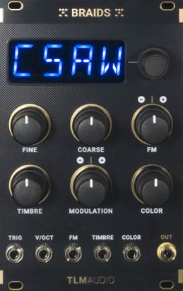 Eurorack Module TLM Braids (Mutable Instruments Clone) from TLM Audio