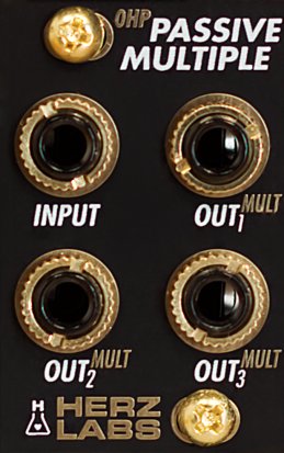 Eurorack Module 0hp Passive Multiple from Herzlich Labs