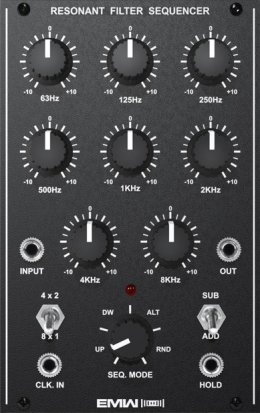 Eurorack Module Resonant Filter Sequencer from EMW