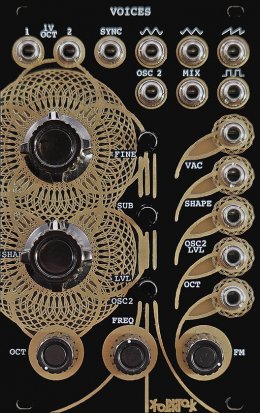 Eurorack Module Voices (Gold) from Folktek