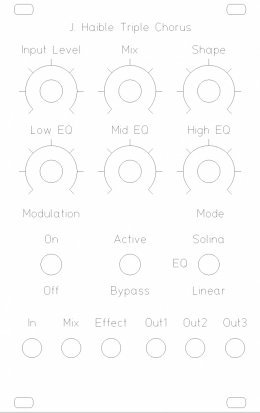 Eurorack Module J. Haible Triple Chorus from Other/unknown