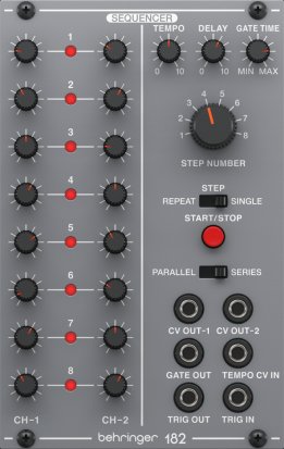 Eurorack Module SYSTEM 100 182 ANALOG SEQUENCER from Behringer