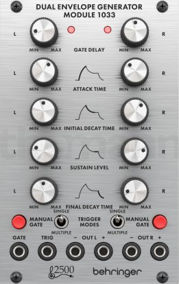 Eurorack Module Behringer Dual Envelope Generator 1033 from Behringer