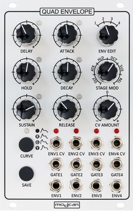 Eurorack Module Quad Envelope from Modcan