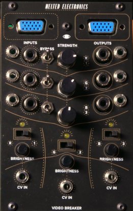 Eurorack Module Video Breaker from Melted Electronics