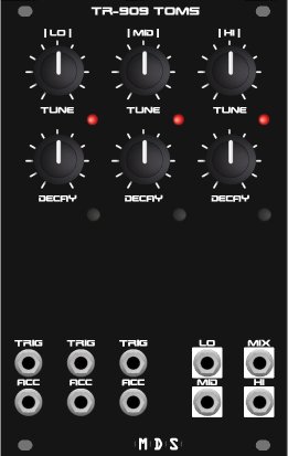 Eurorack Module TR-909 Toms from Other/unknown