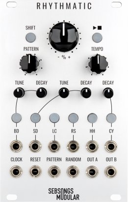 Eurorack Module Rhythmatic from Sebsongs Modular