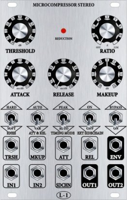 Eurorack Module Microcompressor Stereo from L-1