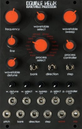 Eurorack Module Double Helix Wavetable Processor from Pittsburgh Modular