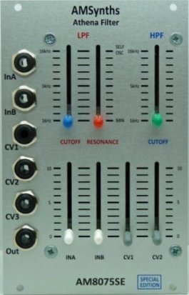 Eurorack Module AM8075SE Athena VCF from AMSynths