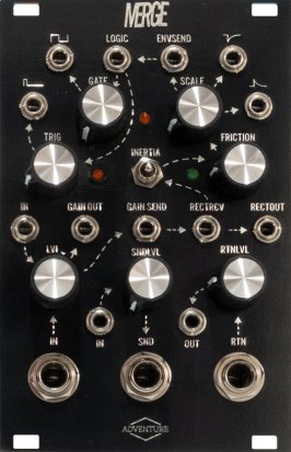 Eurorack Module Merge [Black panel] from Adventure Audio