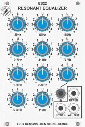 Eurorack Module ES22 - Resonant Equalizer from Elby Designs