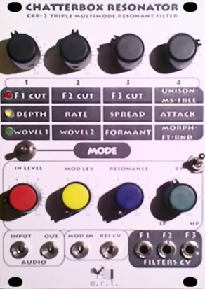 Eurorack Module ChatterBox Resonator (Prototype) from Mad Rooster Lab