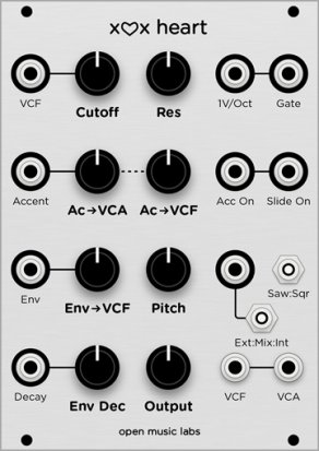 Eurorack Module x0x heart Eurorack Module from Grayscale