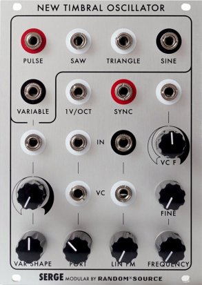 Eurorack Module Serge New Timbral Oscillator (NTO) from Random*Source