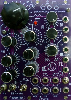 Eurorack Module Lunar Modulation Center VCO-LFO from Blue Lantern Modules