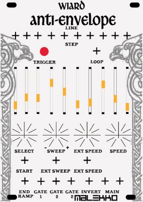 Eurorack Module Wiard Anti-Envelope (prototype) from Malekko Heavy Industry