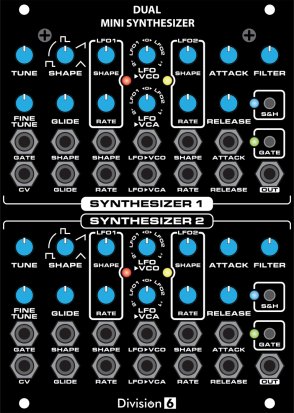 Eurorack Module Dual Mini Synthesizer from Division 6