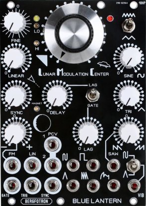 Eurorack Module Lunar Modulation Center 2014 Run from Blue Lantern Modules