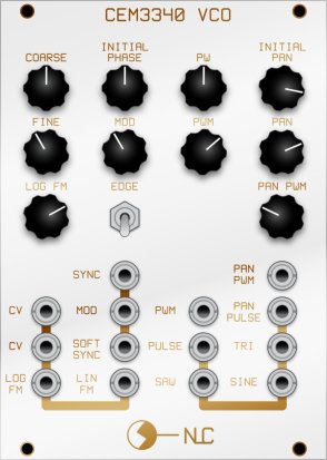 Eurorack Module CEM3340 VCO from Nonlinearcircuits