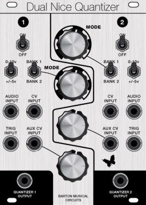 Eurorack Module BMC016 Dual Nice Quantizer (Clarke68 panel) from Barton Musical Circuits