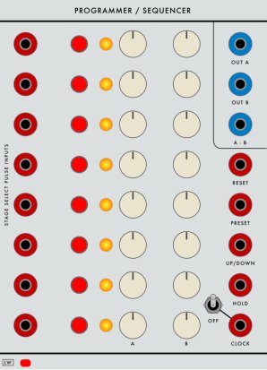 Serge Module VERTICAL 8 STEP PROGRAMMER 204 V1 from Loudest Warning