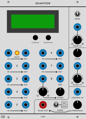 Serge Module CLee Quantizer from Loudest Warning