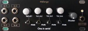 Eurorack Module Mélange 1U from Oms In Serial