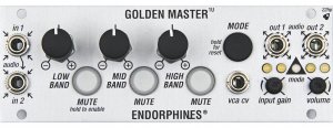 Eurorack Module Golden Master 1U (silver) from Endorphin.es