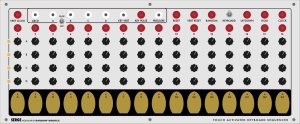 Serge Module Touch Activated Keyboard Sequencer from Random*Source