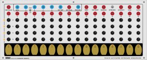 Serge Module R*S TKB (w/ blue bananas)  from Random*Source