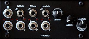 Eurorack Module 1U Kompas from FPB