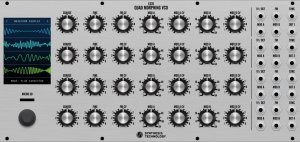 Eurorack Module E370 Quad Morphing VCO from Synthesis Technology