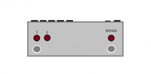 Pedals Module Loop-master Clean/Dirty Effects Switcher w/Master Bypass Strip from Other/unknown