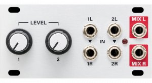 Eurorack Module Stereo Mixer 1U from Intellijel