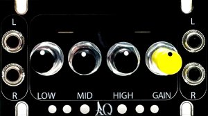 Eurorack Module EQ 1U from NoisyFruitsLab