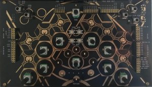 Eurorack Module Motion V2 (Gold version) from Folktek