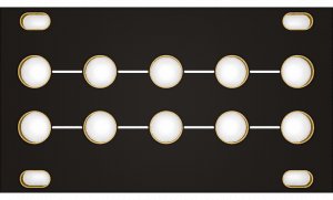 Eurorack Module Mult 1U Black & Gold Panel from Other/unknown