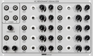 Eurorack Module Serge VC Resonant Equalizer (VCResEQ) from Random*Source