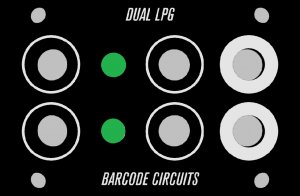 Eurorack Module Dual LPG from Barcode Circuits