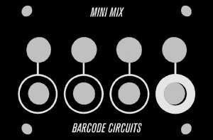 Eurorack Module Mini Mix from Barcode Circuits